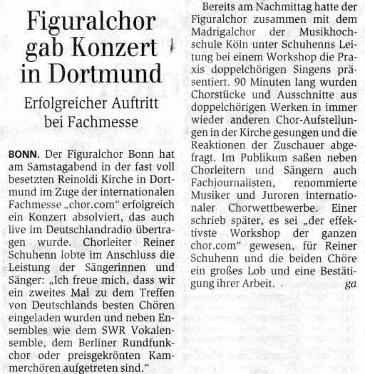 Generalanzeiger Bonn, 6. Oktober 2015